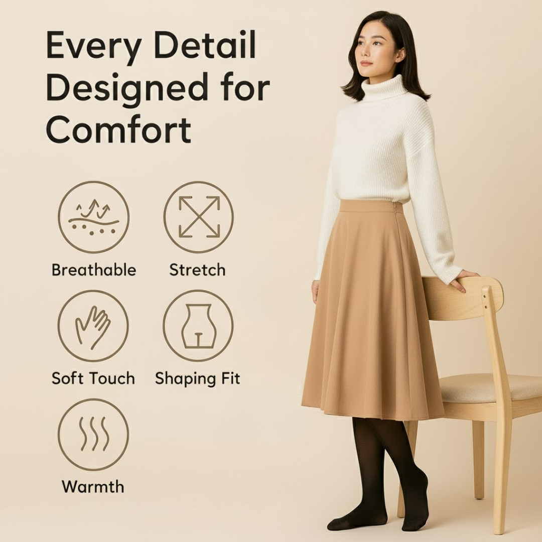 NO NEED - LegHug™ - Invisible-Warmth Tights for Everyday Elegance by Zellavia